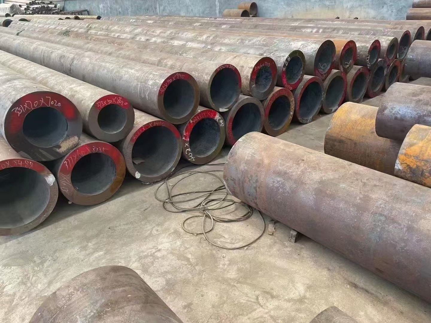 汕头市无缝钢管切割定尺切割加工定做非标无缝钢管 - 价格